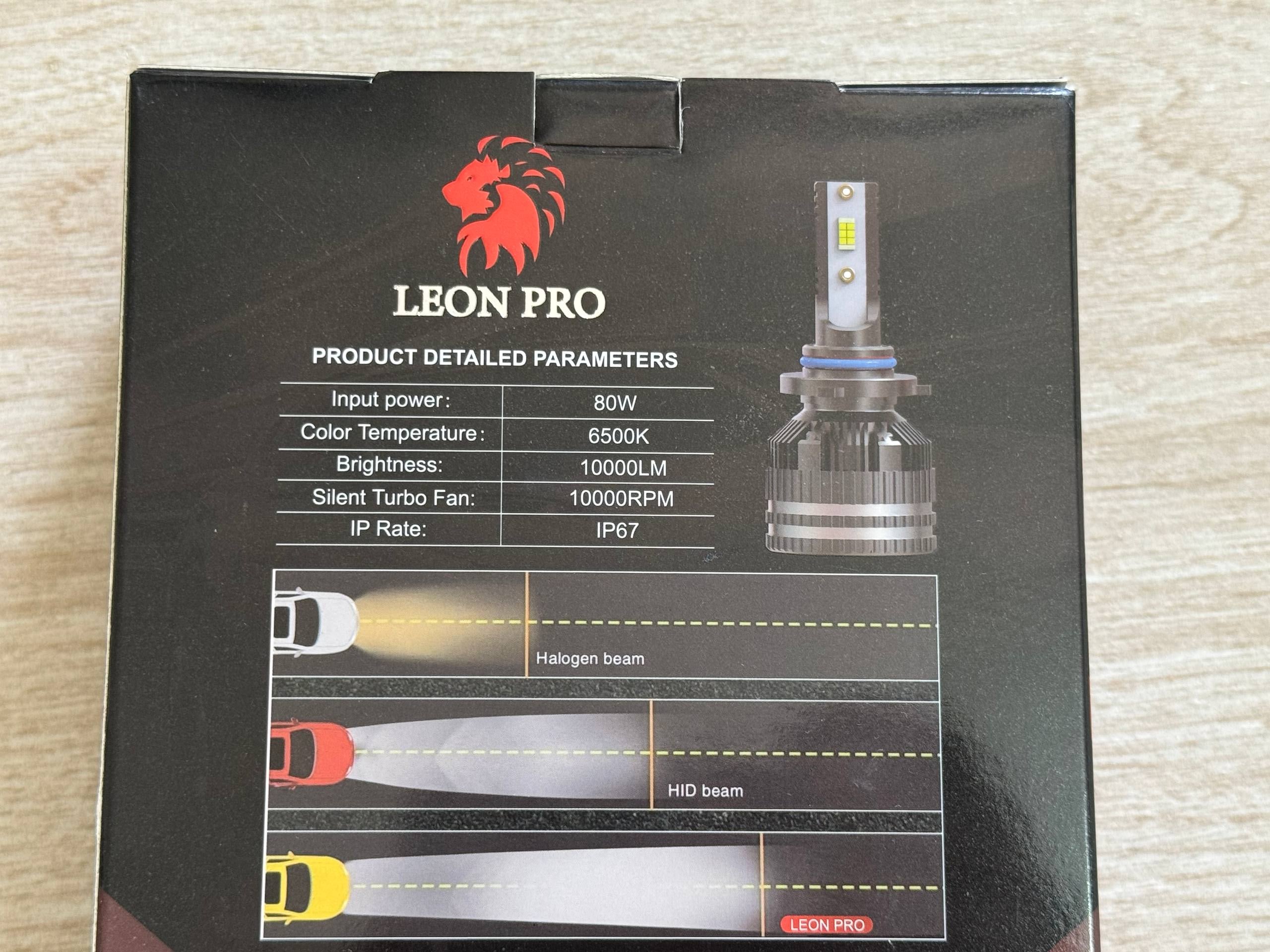 LED LEON PRO L40  (فيه زوج لمبات) (للناس لي تحوس على الجودة والاستمرارية)(Original)